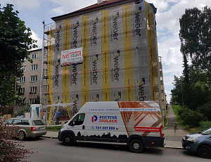 Zateplení bytového domu